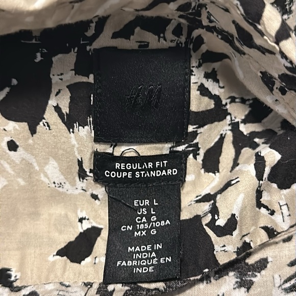 H&M Flower Print Button Down Shirt - Picture 5 of 6